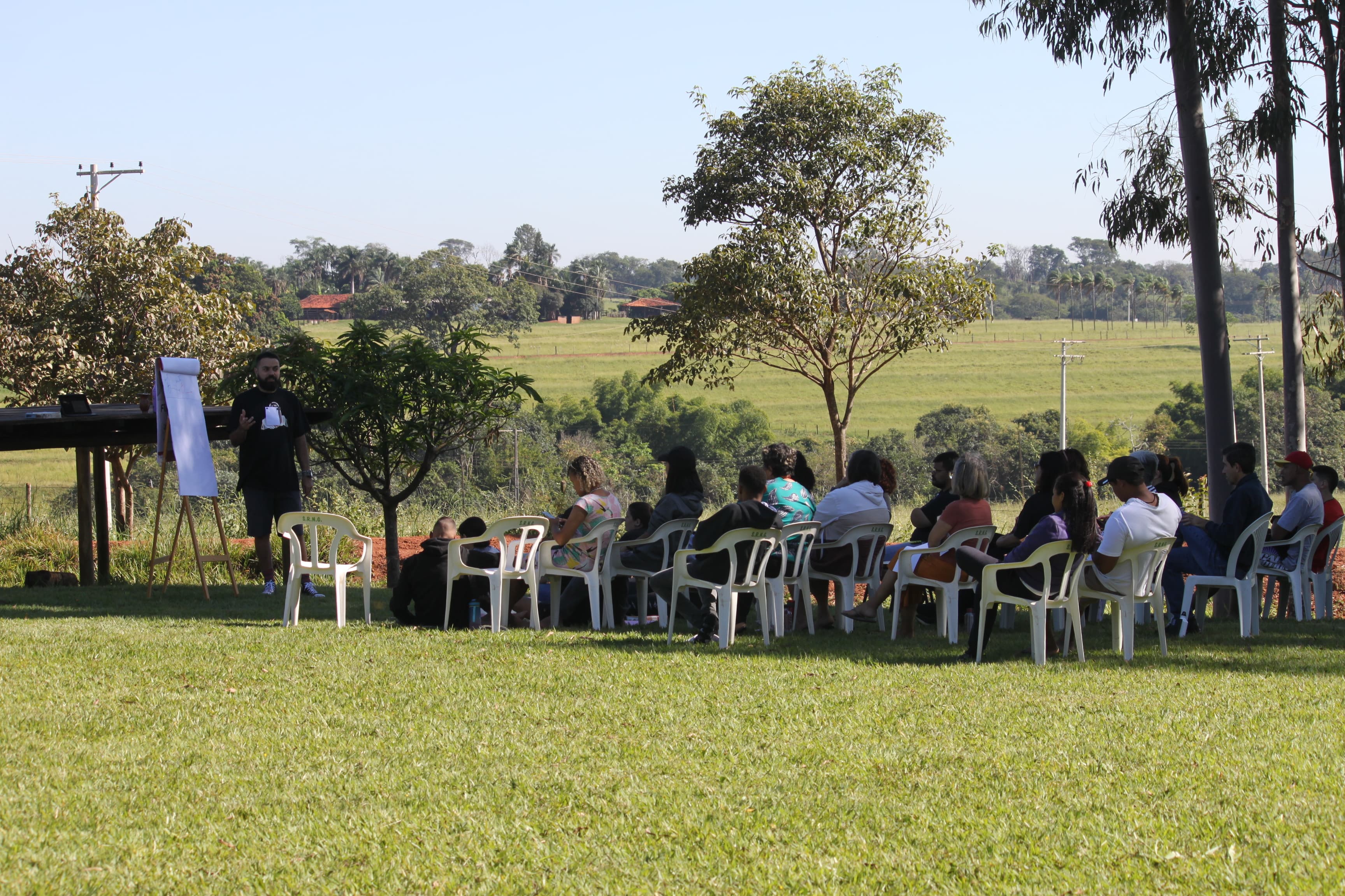 Momento no campo CTAM